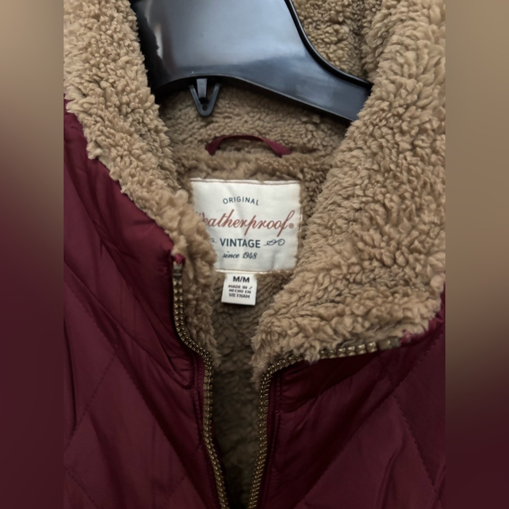 Weatherproof Red Quilted Puffer Jacket - Picture 4 of 4
